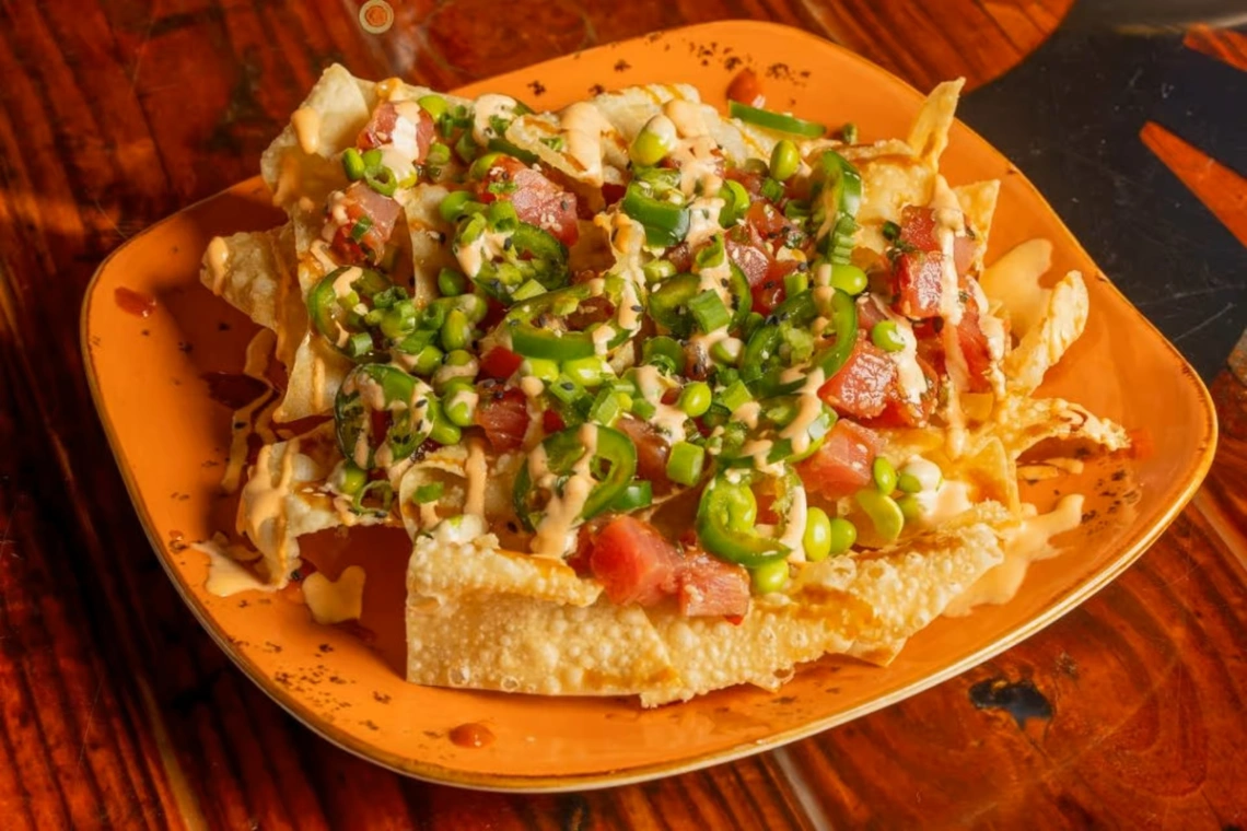Ahi Poke Nachos