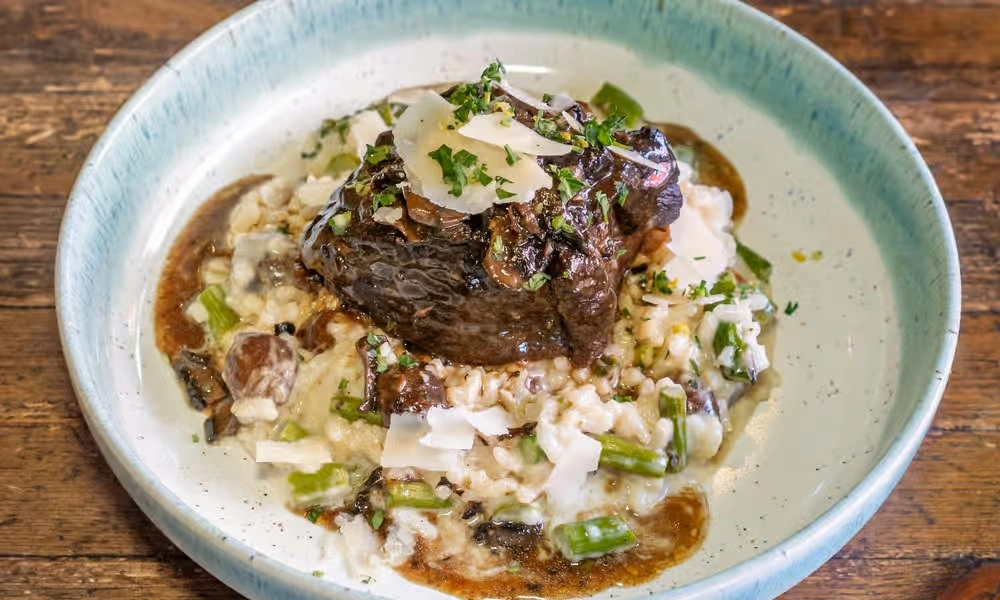 Cabernet Braised Short Rib Risotto