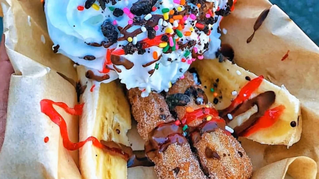 Churro Banana Split