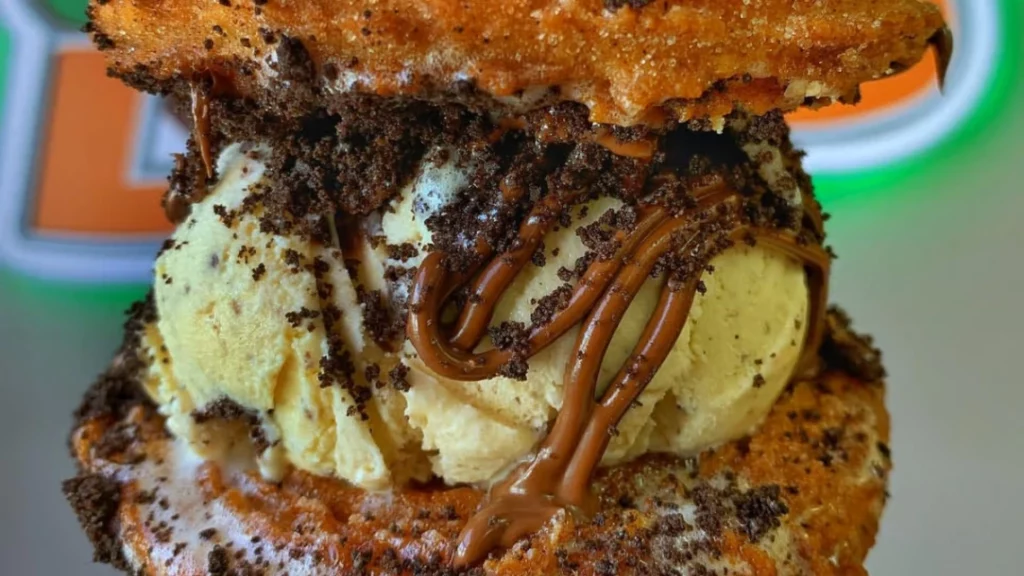 Churro Ice Cream Sandwich
