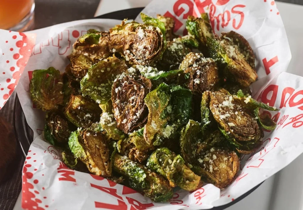 Crispy Parmesan Brussels Sprouts