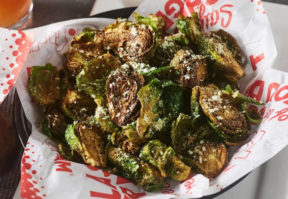 Crispy Parmesan Brussels Sprouts