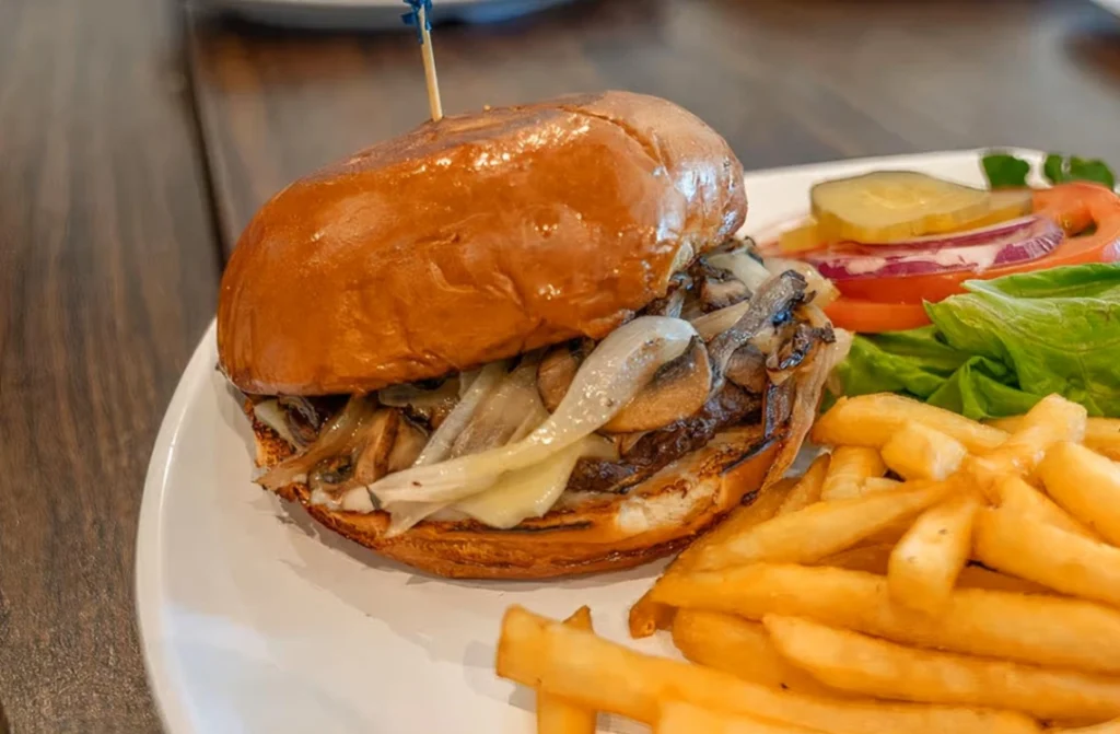 Mushroom Swiss Burger