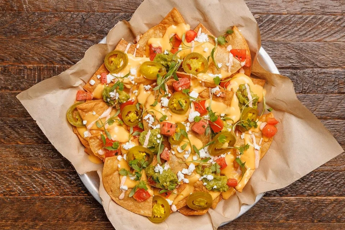 Pie Tin Nachos
