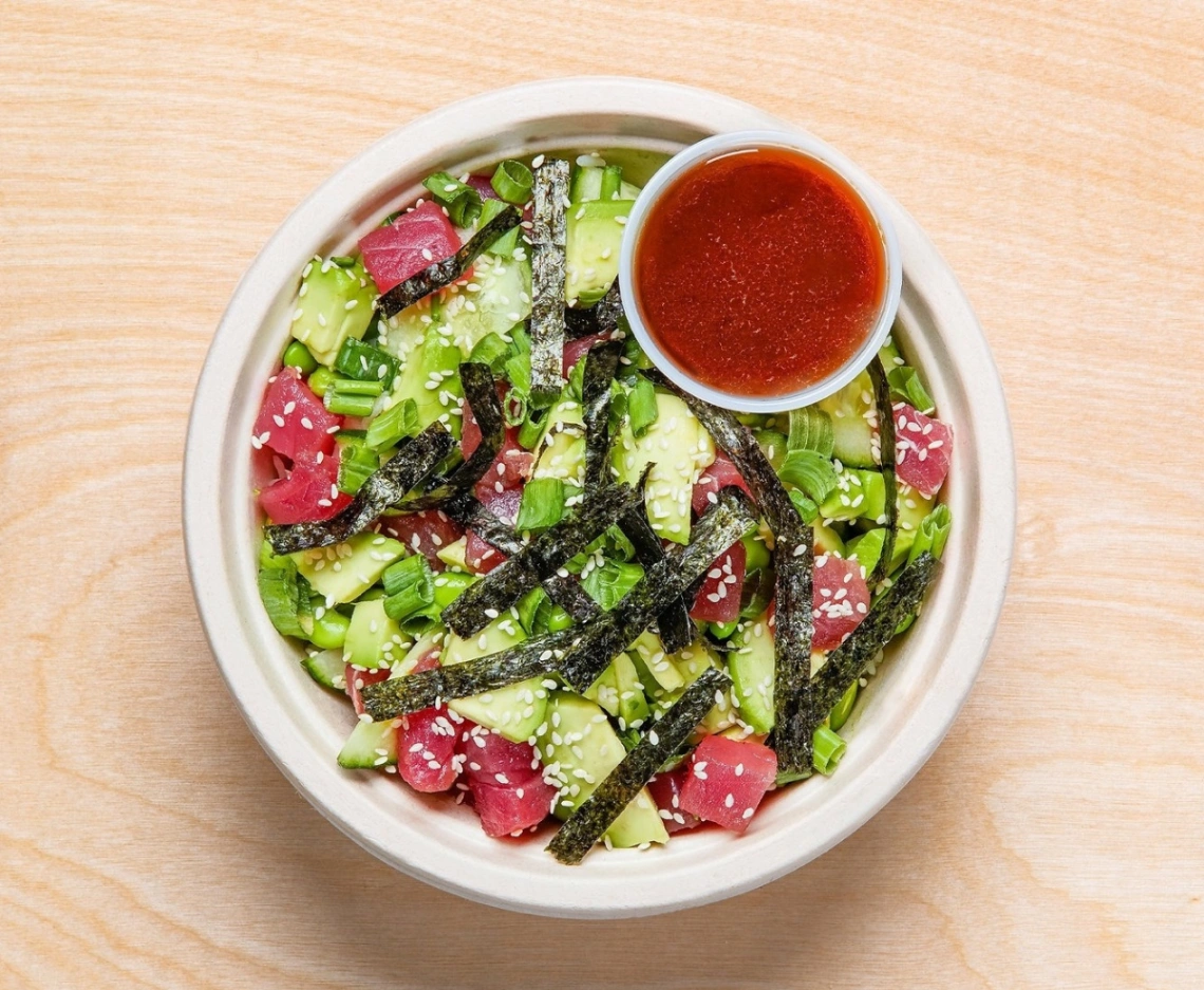 Hawaiian Ahi Tuna Poke Bowl 1