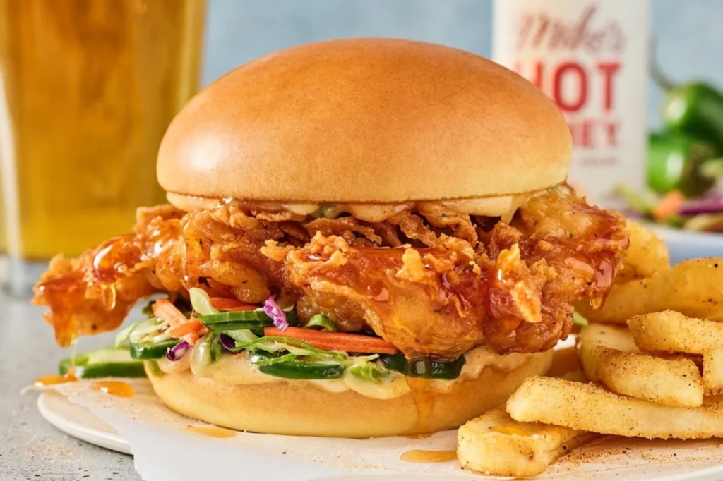 Mikes Hot Honey Chicken Sandwich 1