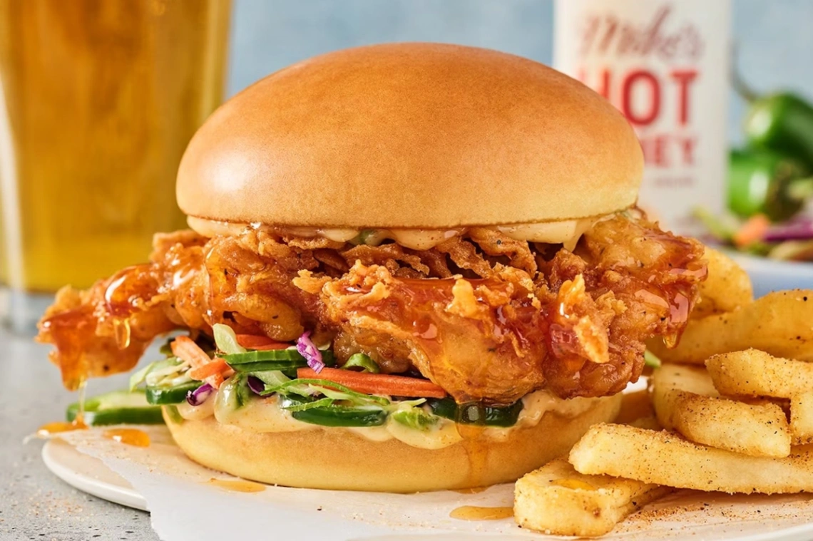 Mikes Hot Honey Chicken Sandwich 1