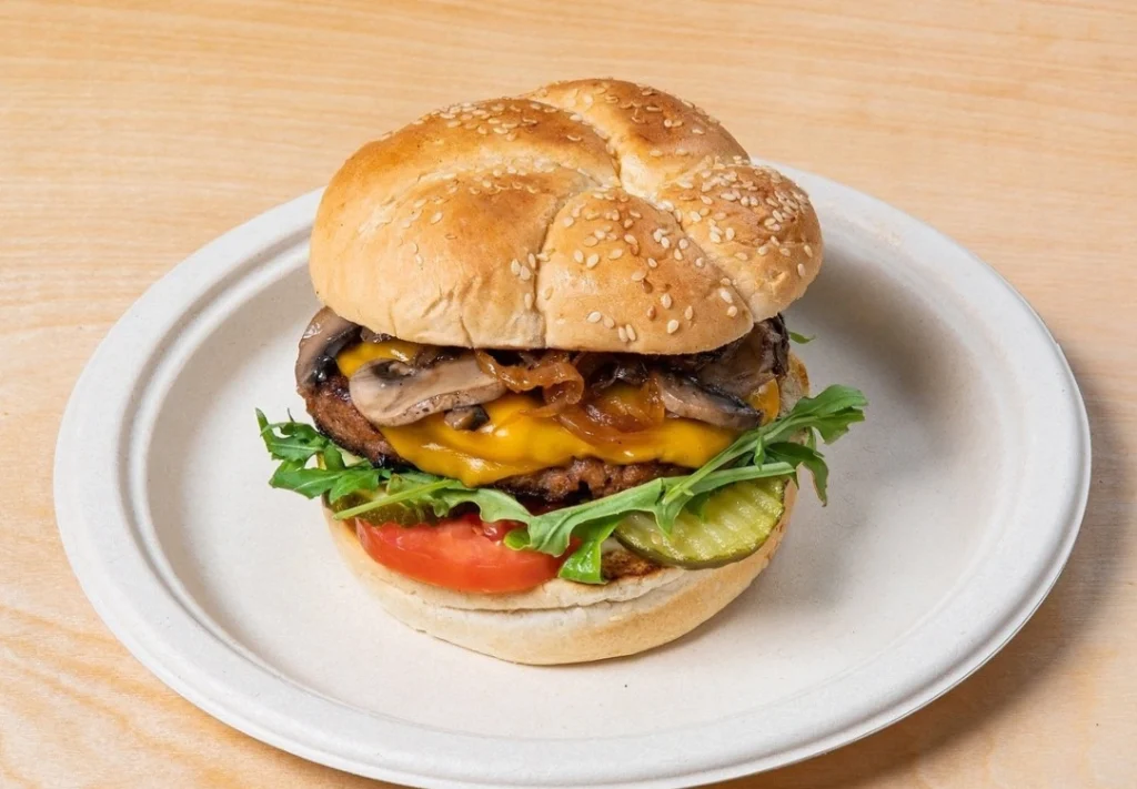 Vegan Char Burger 1