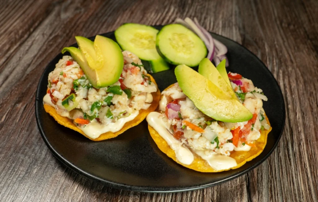 2 Mini Fish Tostadas