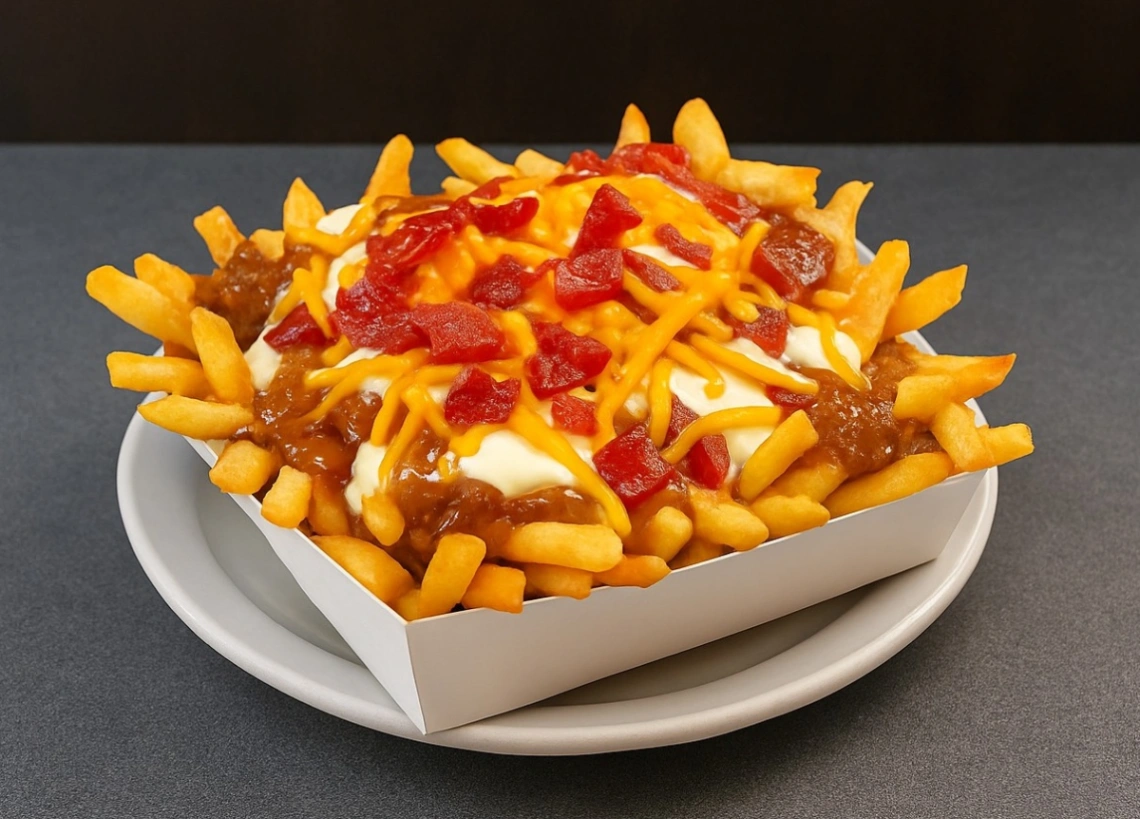 Bacon Ranch Chili Cheese Fries