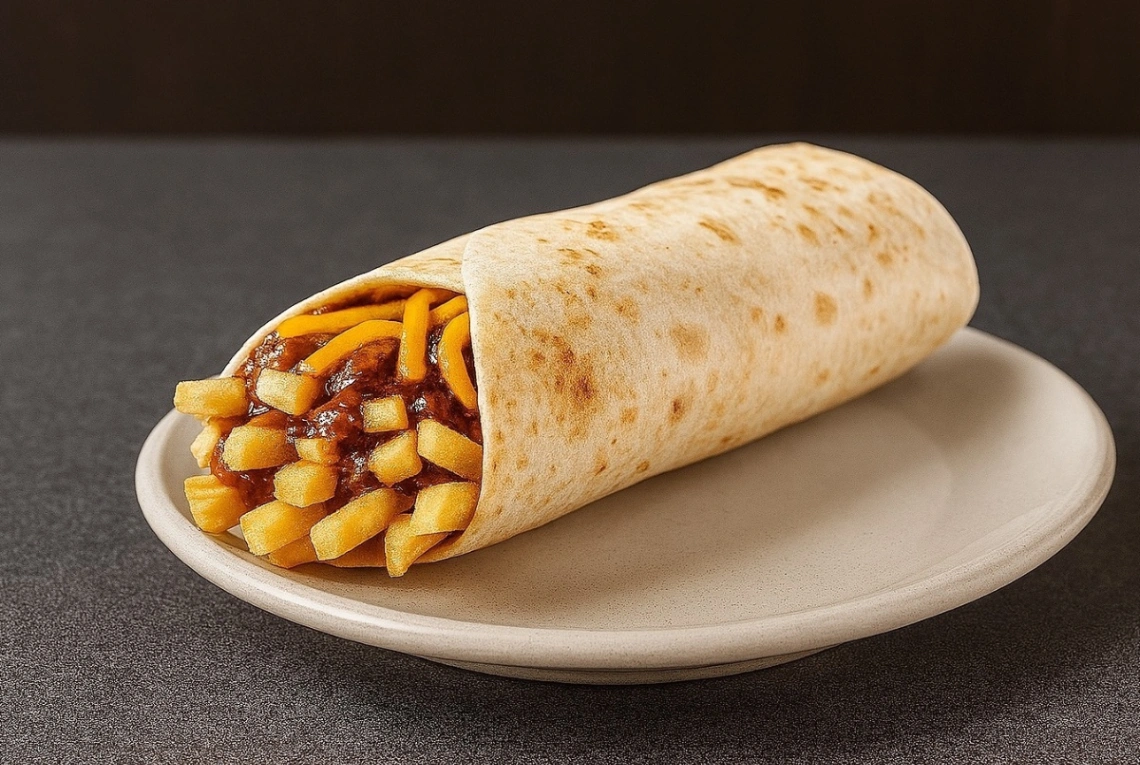 Chili Cheese Fries Burrito 2