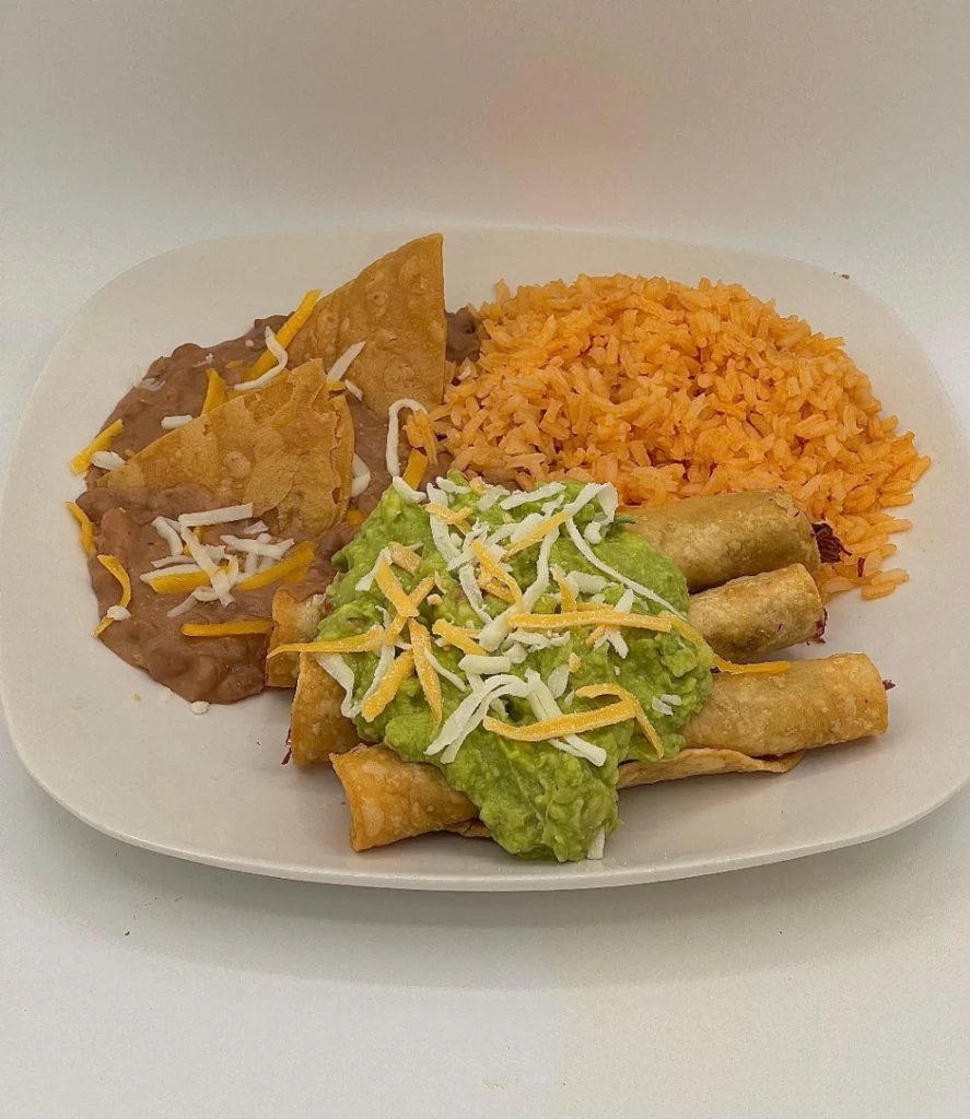 3 Birria Rolled Taquitos