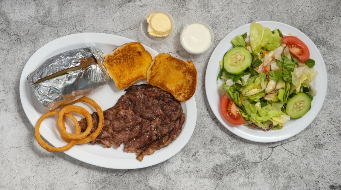 Rib Eye Steak Dinner