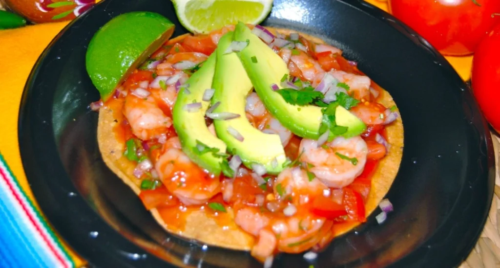 Shrimp Tostada 1